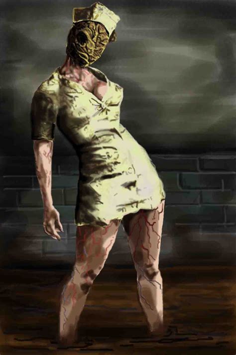 She disappears after Harry crashes his car upon arriving in the town, and finding her becomes his primary objective throughout the game. . Silent hill nurse porn